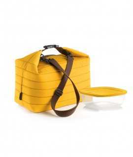 Airtight t bag and container Handy, Yellow