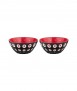 Juego de bols Le Murrine 12 cm negro