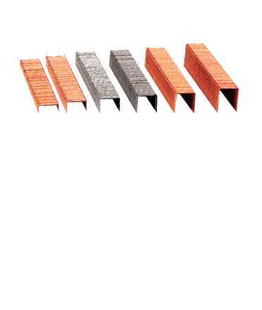 Staples. Size: 22/6. Chrome finish