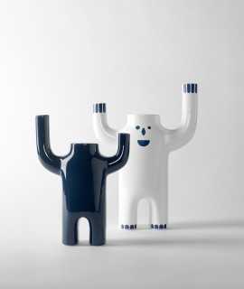 Happy Susto Vase, Big White