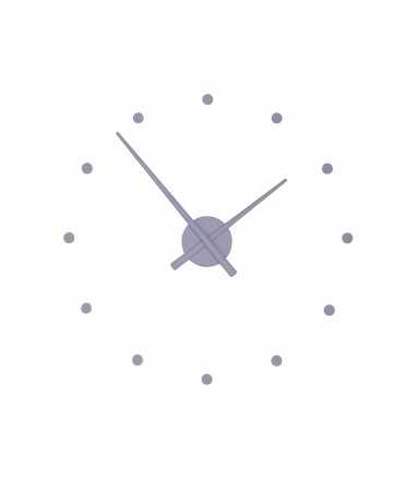 Reloj de pared OJ Mini, Azul acero