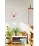 Wall clock OJ MINI, Red