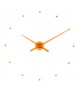 Wall clock 'OJ'. Orange
