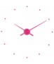Wall clock 'OJ' red