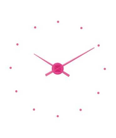 Wall clock 'OJ' red