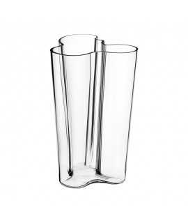 Jarrón Aalto. Transparente, 25 cm