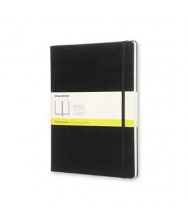 Cuaderno Classic Moleskine XL, hojas cuadriculadas, negro