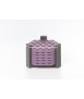 Purple Circles Tile Coasters