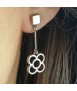 Pendientes Flor, largas