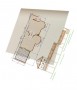 Papel vegetal natural Diamant Extra A2, 112 g. Paquete de 250 hojas.