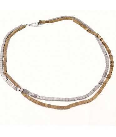 Double Hematite Necklace