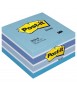 Bloc de notes adhesives Post-It. Mida: 7,6x7,6cm. 450 fulls.