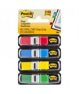 Banderetes adhesives Post-It. Mida: 1,2x4,31cm. 