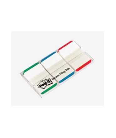 Marcadores rígidos Post- It. Medida: 2,5x3,8cm.