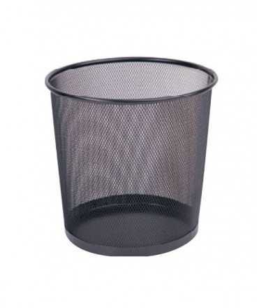 Papelera metálica rejilla