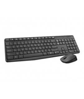 Wireless Keyboard and Mouse Logitech Desktop MK235