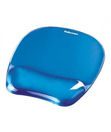 Alfombrilla ratón con reposamuñecas, azul