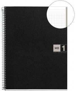 Libreta Note Book A5, cuadrícula gris
