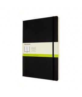 Cuaderno Moleskine Classic A4, hojas blancas. Negro 