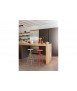 Nuta Stool 75 cm, red