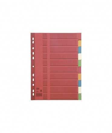 Cardboard dividers Elba A4, 10 tabs