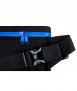 U7 Urban Fanny Pack, Black and Electric Blue