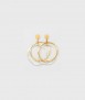 Alicione earrings, gold