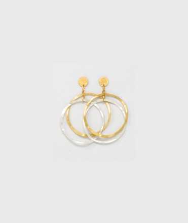 Alicione earrings, gold