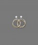 Alicione earrings, silver