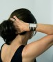 Pulsera Electra, negro