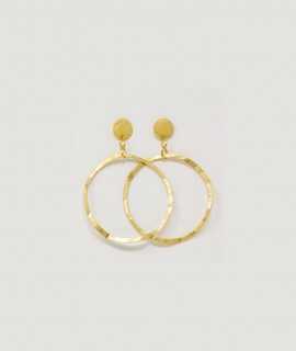 Rondó earrings, gold