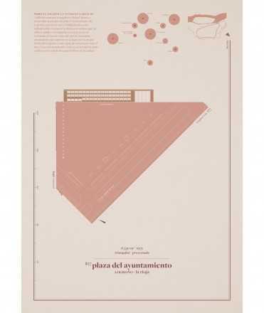 Póster Plazas Logroño
