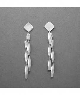 Meghan earrings, silver