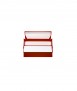 Red transfer case. Folio size, spine 11 cm.