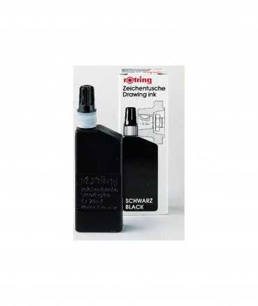 Tinta xina negra Rotring, 23ml