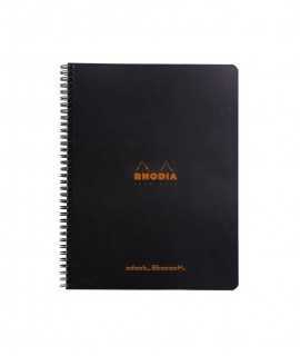 Llibreta Rhodia, A4. Tapa de color negre. Acabat punts
