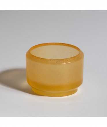 Candle holder IRIS orange, large