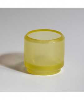 Candle holder IRIS yellow, medium