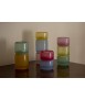 Candle holder IRIS red, small