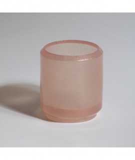 Candle holder IRIS pink, small