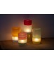 Candle holder IRIS pink, small