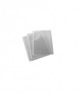 Transparent polypropylene cover, for sheets. Multi-holed.