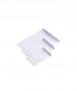 Bolsa Autodex Unipapel, color blanco. Medidas: 25x35,3 cm.