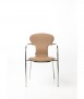 Silla Minivarius, piel beige