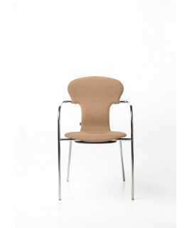 Minivarius chair, beige leather