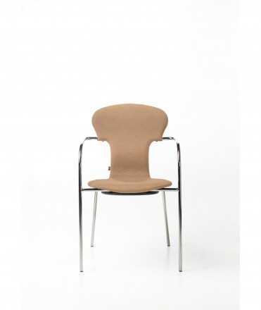 Silla Minivarius, piel beige