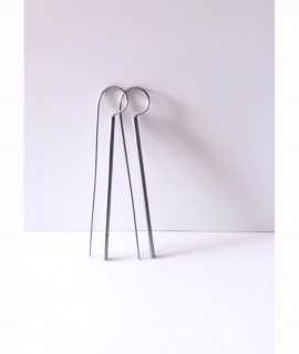 Earrings Geometric, silver