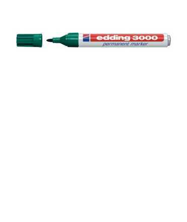 Green permanent marker model no.m. 3000