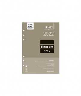 Recanvi agenda Finocam Open 1000, D/P català. 2022 