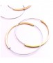 Reflex earrings, small. Gold